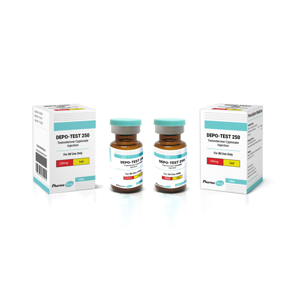 DEPO-TEST 250mg Testosterone Cypionate Injection for muscle growth and hormone therapy